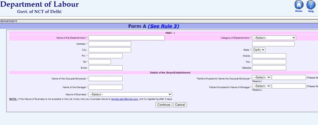 ONLINE SHOPS AND ESTABLISHMENT REGISTRATION IN DELHI, UTTAR PRADESH, AND HARYANA